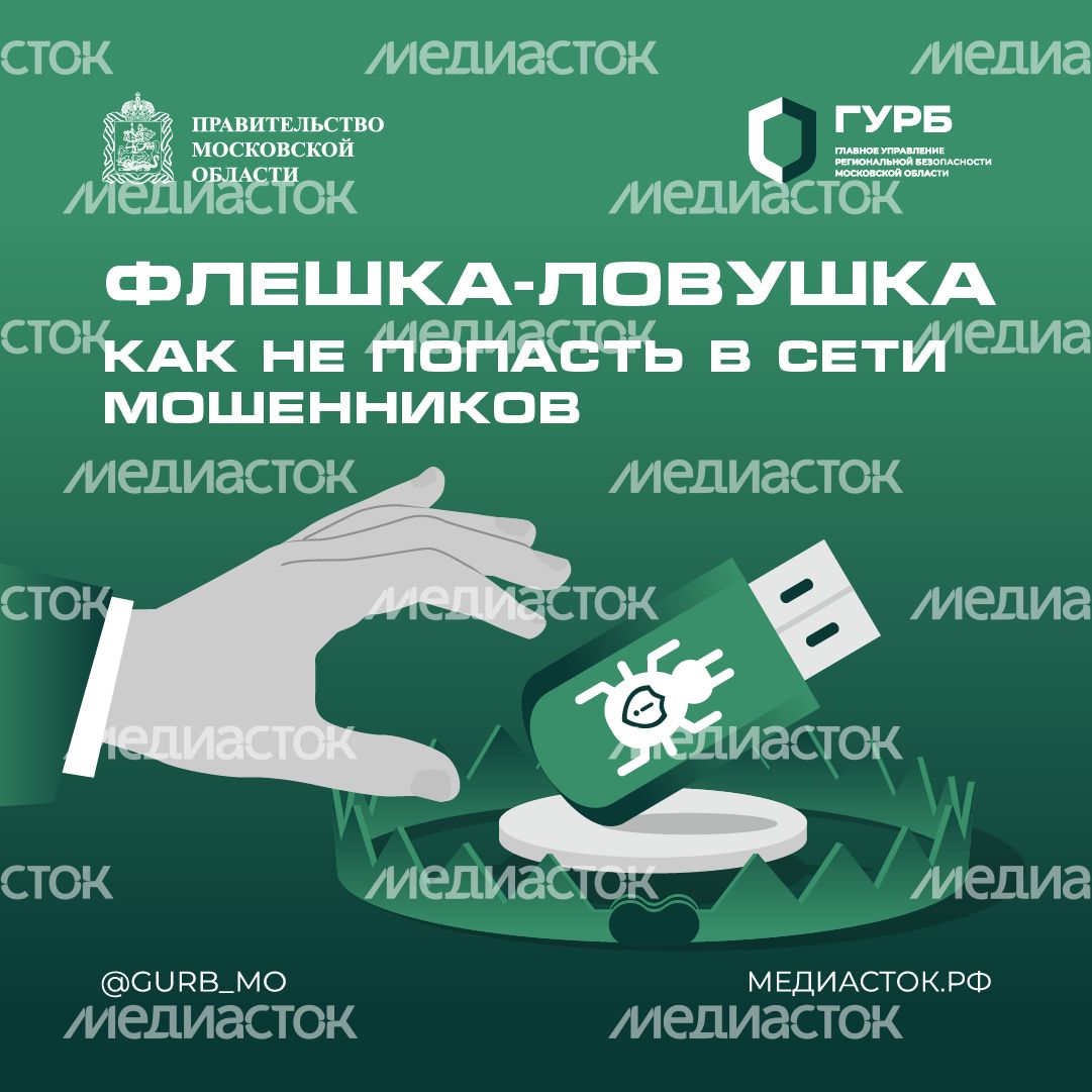 Флешка-ловушка квадрат 01