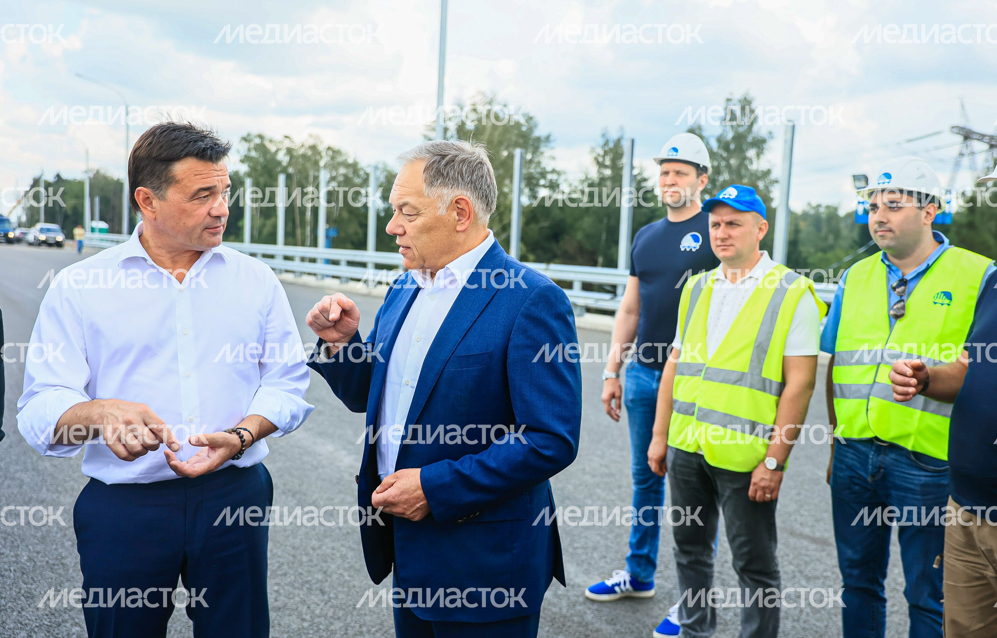 Проверка хода строительства подмосковного участка М-12 «Москва-Казань» Губернатором Подмосковья