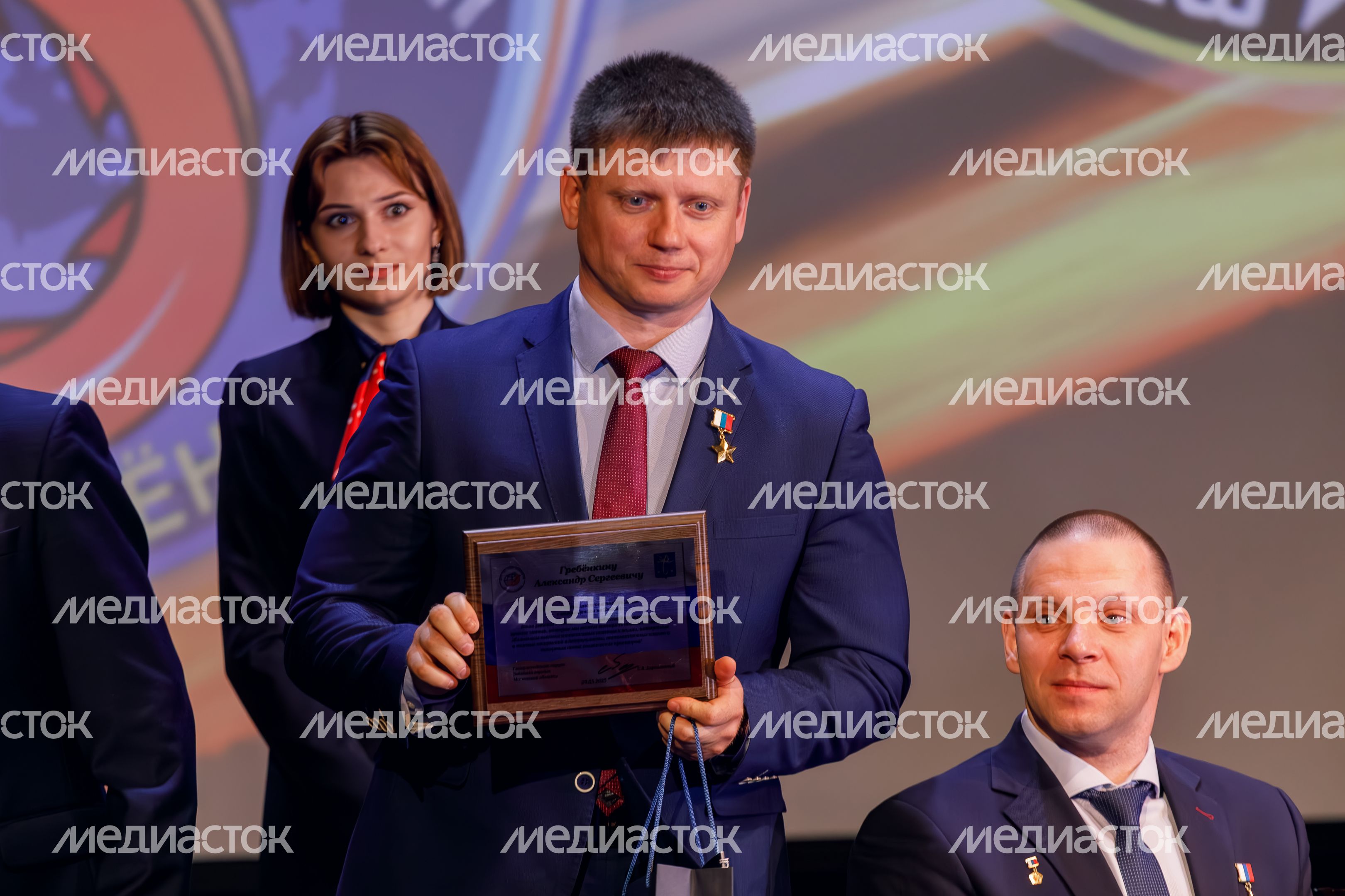 Торжественное собрание в честь возвращения космонавтов в Доме космонавтов Звездного городка Торжественное собрание в честь возвращения космонавтов в Доме космонавтов Звездного городка
