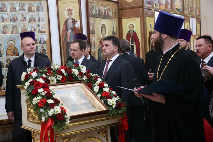 Рабочий визит губернатора Подмосковья в село Гагино Сергиево-Посадского района