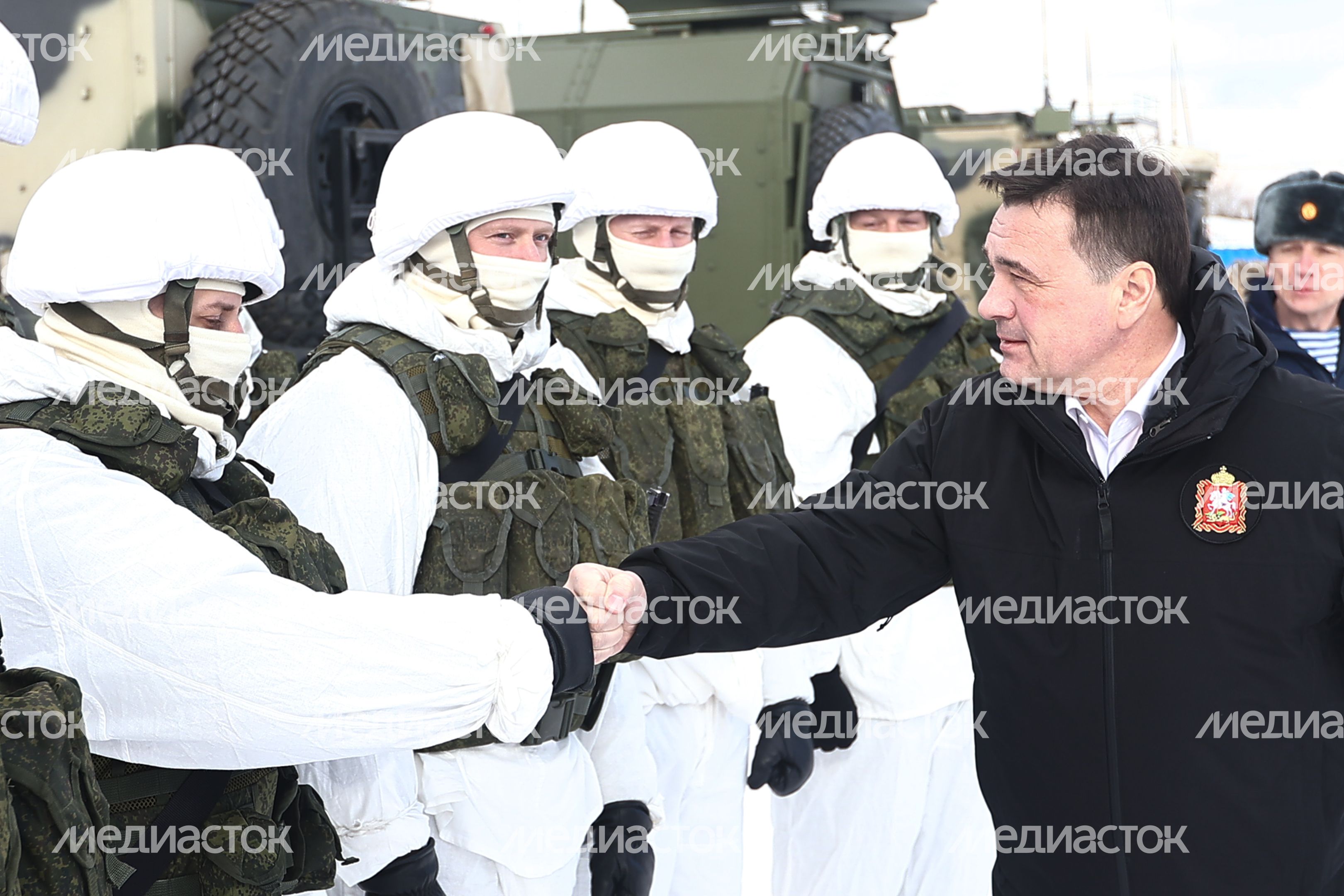 Поздравление с Международным женским днем связисток ВДВ Губернатором Подмосковья Поздравление с Международным женским днем связисток ВДВ Губернатором Подмосковья