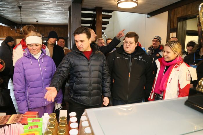 А. Воробьев принял участие в открытии лыжероллерной трассы в Одинцове