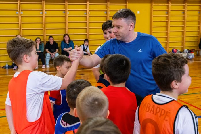 Школьная лига по футзалу в Химках. Мастер-класс от Константина Маевского