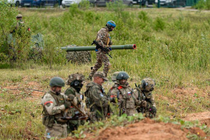 Реконструкция современных боевых действий в парке «Патриот» Одинцовского округа
