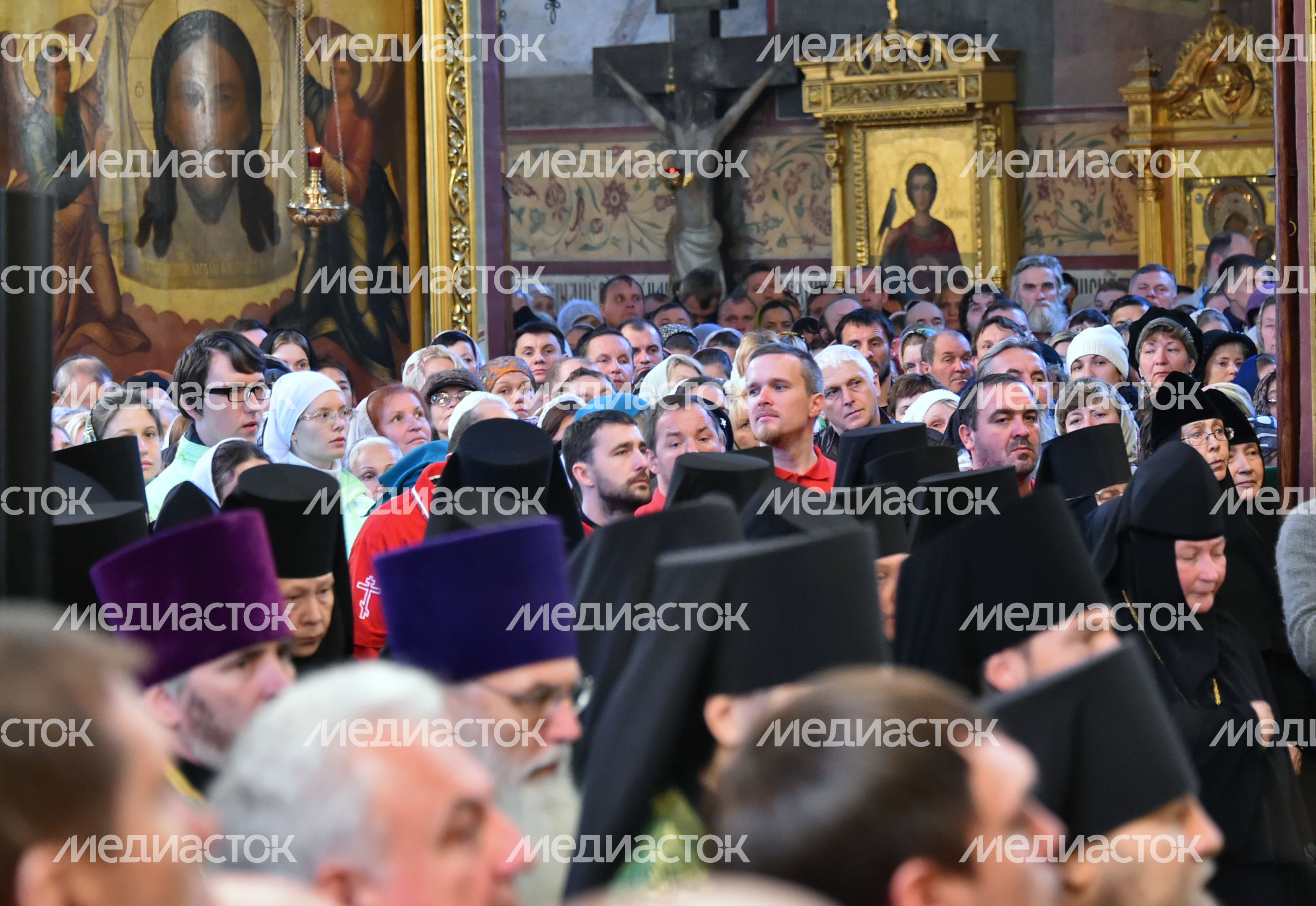 Божественная литургия по случаю преставления Сергия Радонежского