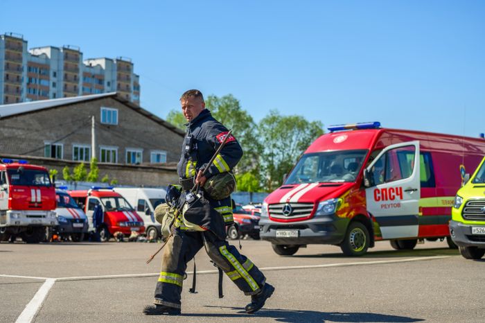 Соревнования спасателей в Ногинске Богородского округа
