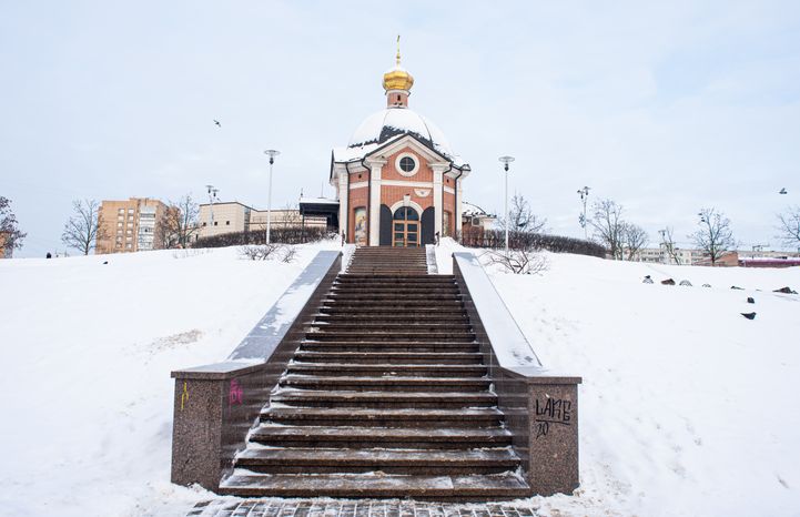 Зимние виды города Щелково