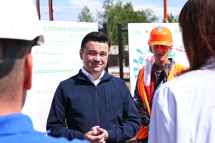 В Сергиевом Посаде продолжается строительство современного комплекса очистных сооружений