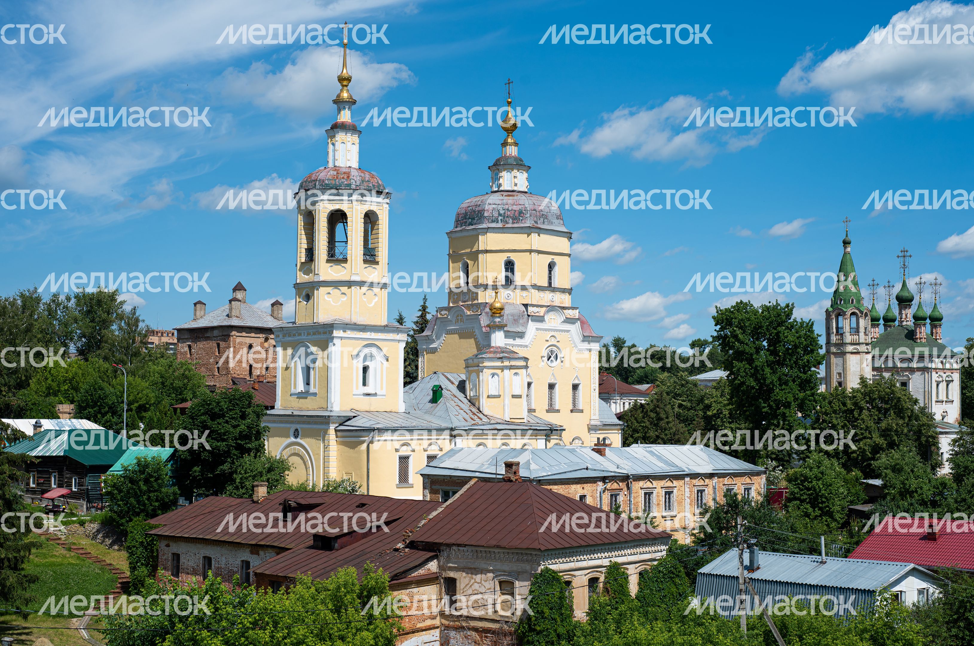 Летние виды города Серпухов