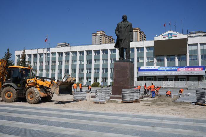В Одинцове завершается масштабная реконструкция Центральной площади