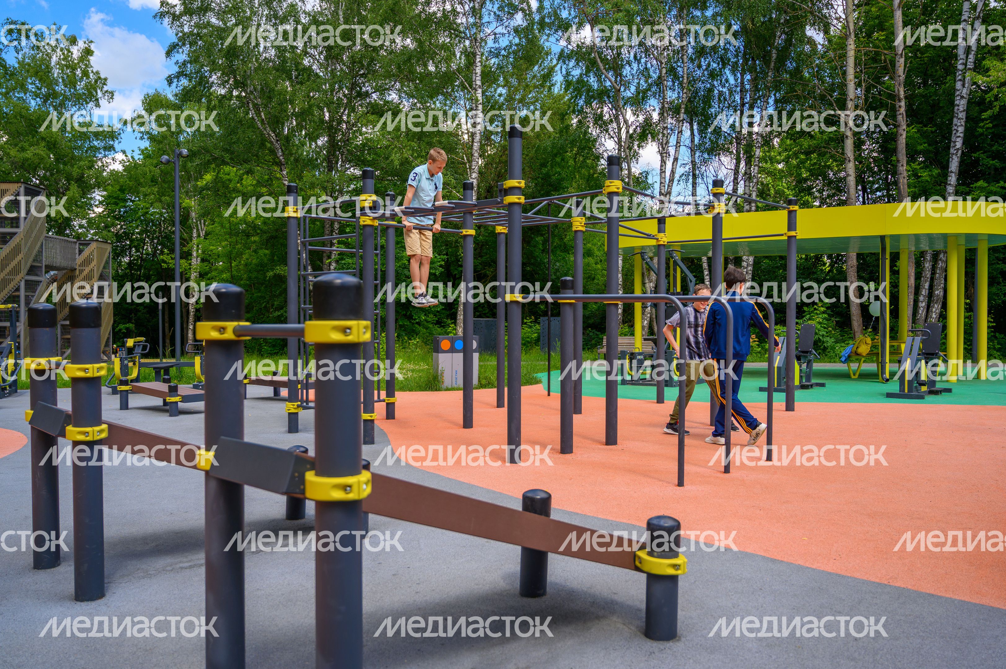 Парк культуры и отдыха имени Виктора Талалихина в Подольске после благоустройства