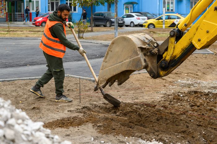 Благоустройство двора в Балашихе на улице Свердлова