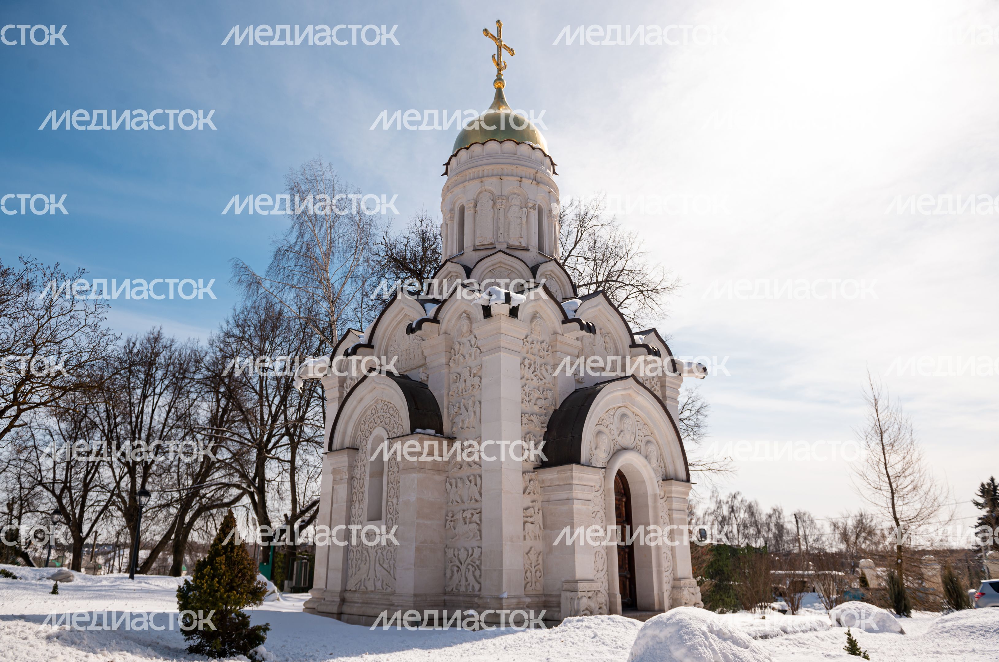 Зимние виды Храма Благовещения Пресвятой Богородицы
