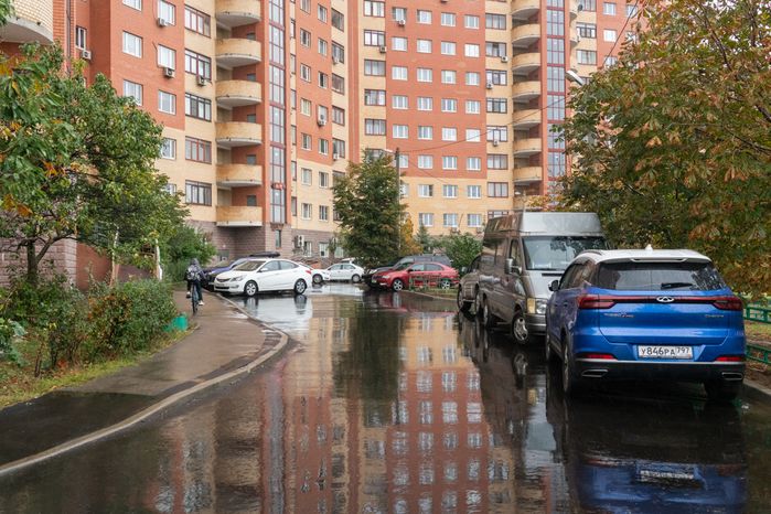 Благоустройство двора в Красногорске в микрорайоне Путилково