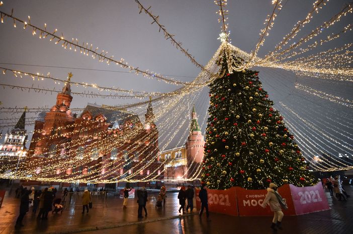 Новогодняя иллюминация в Москве