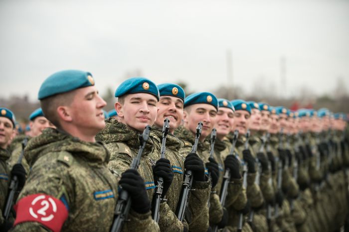 Репетиция Парада Победы в Алабино
