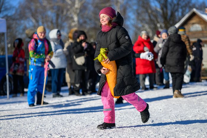 Народные гулянья на Масленице в Мураново