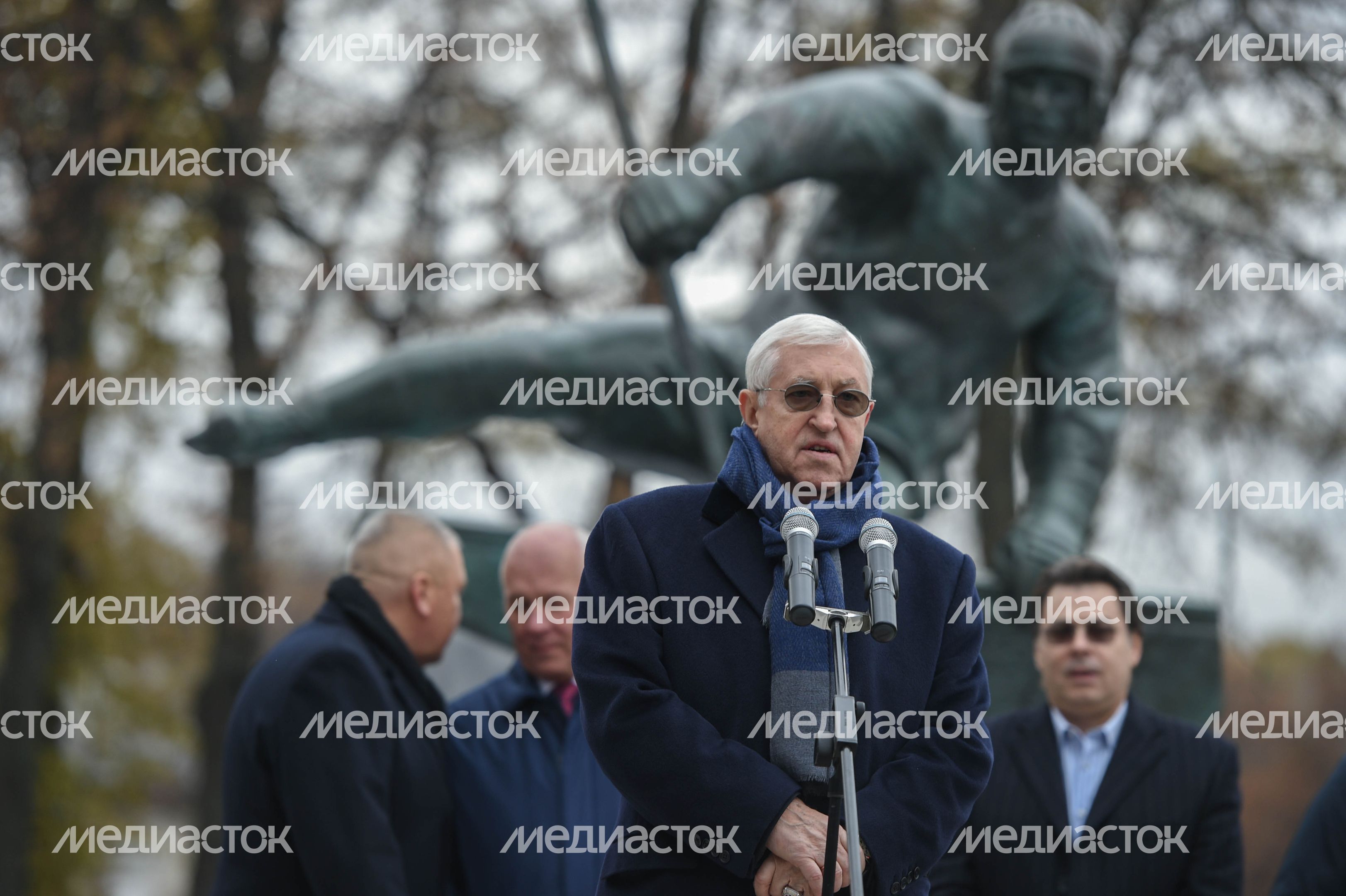 Открытие памятника легенде хоккея Валерию Харламову в «Лужниках»