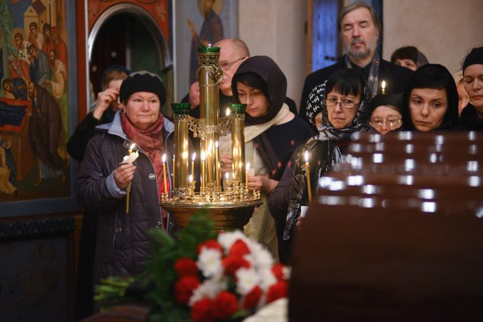 Церемония прощания с режиссером Георгием Юнгвальд-Хилькевичем в Москве