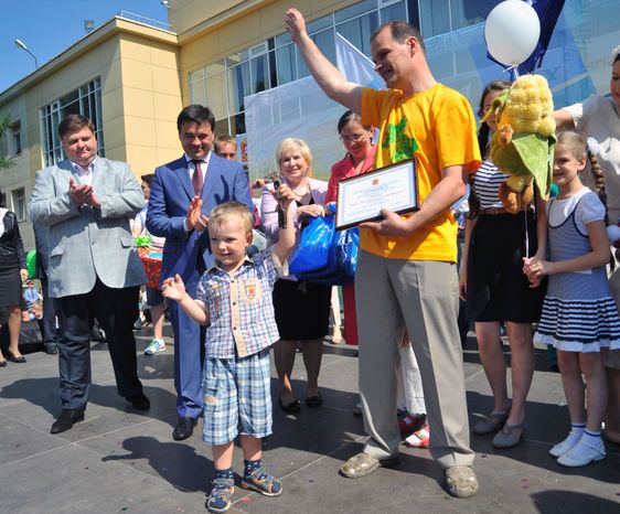 Андрей Воробьев на Дне защиты детей