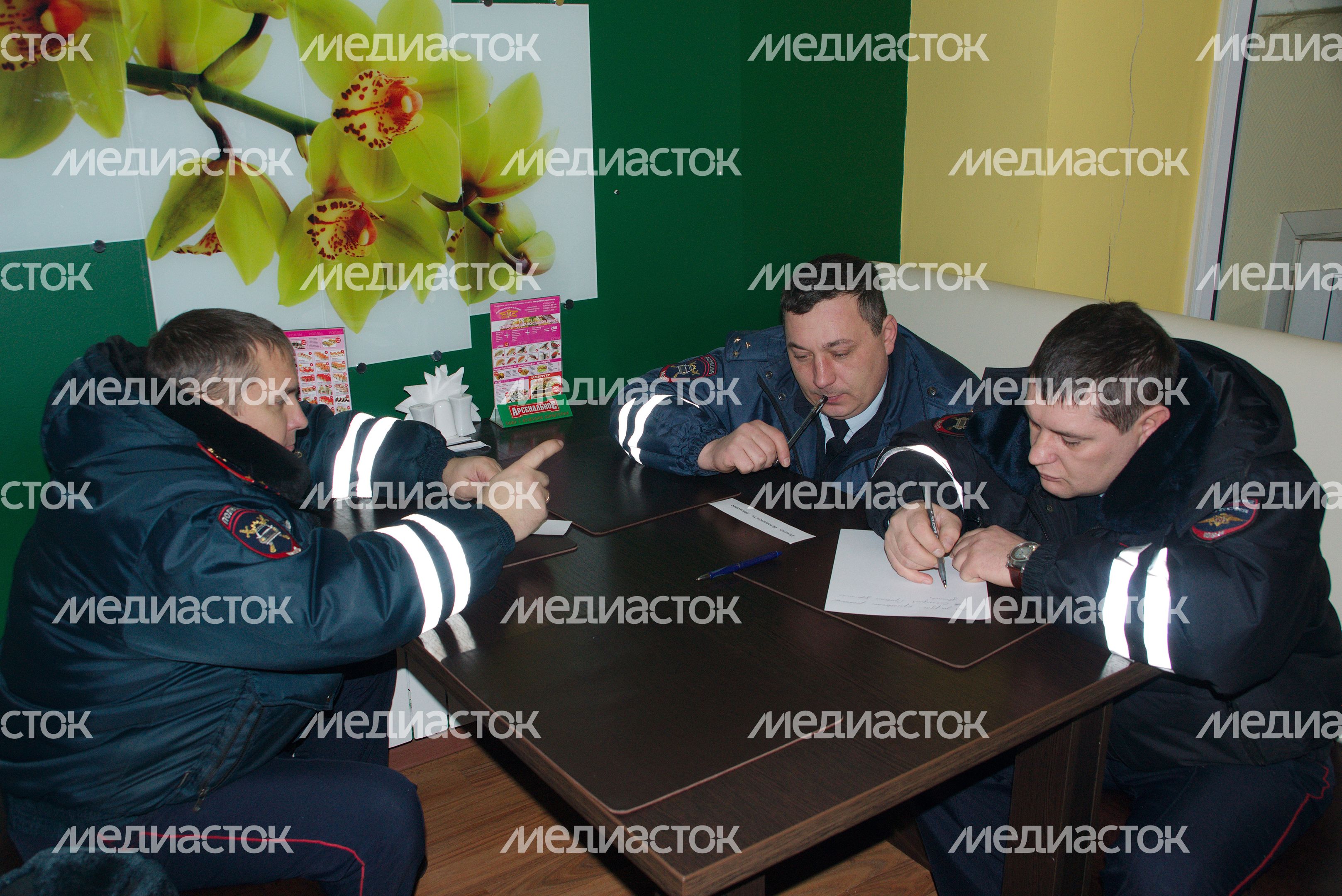 Соревнования сотрудников ГИБДД в Пушкино