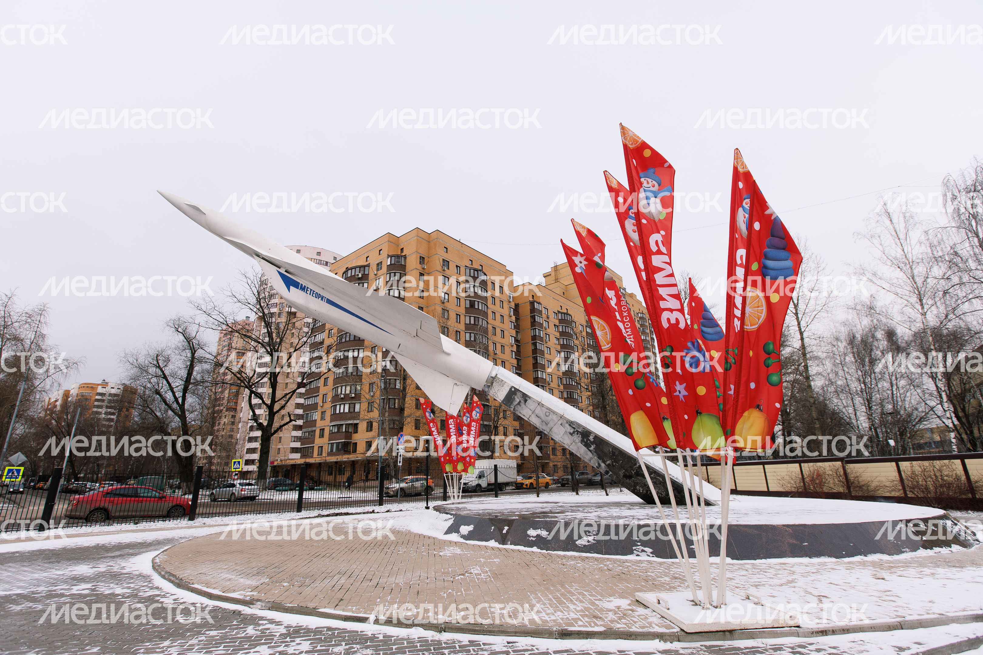 Памятник «Крылатая ракета Метеорит» в Реутове
