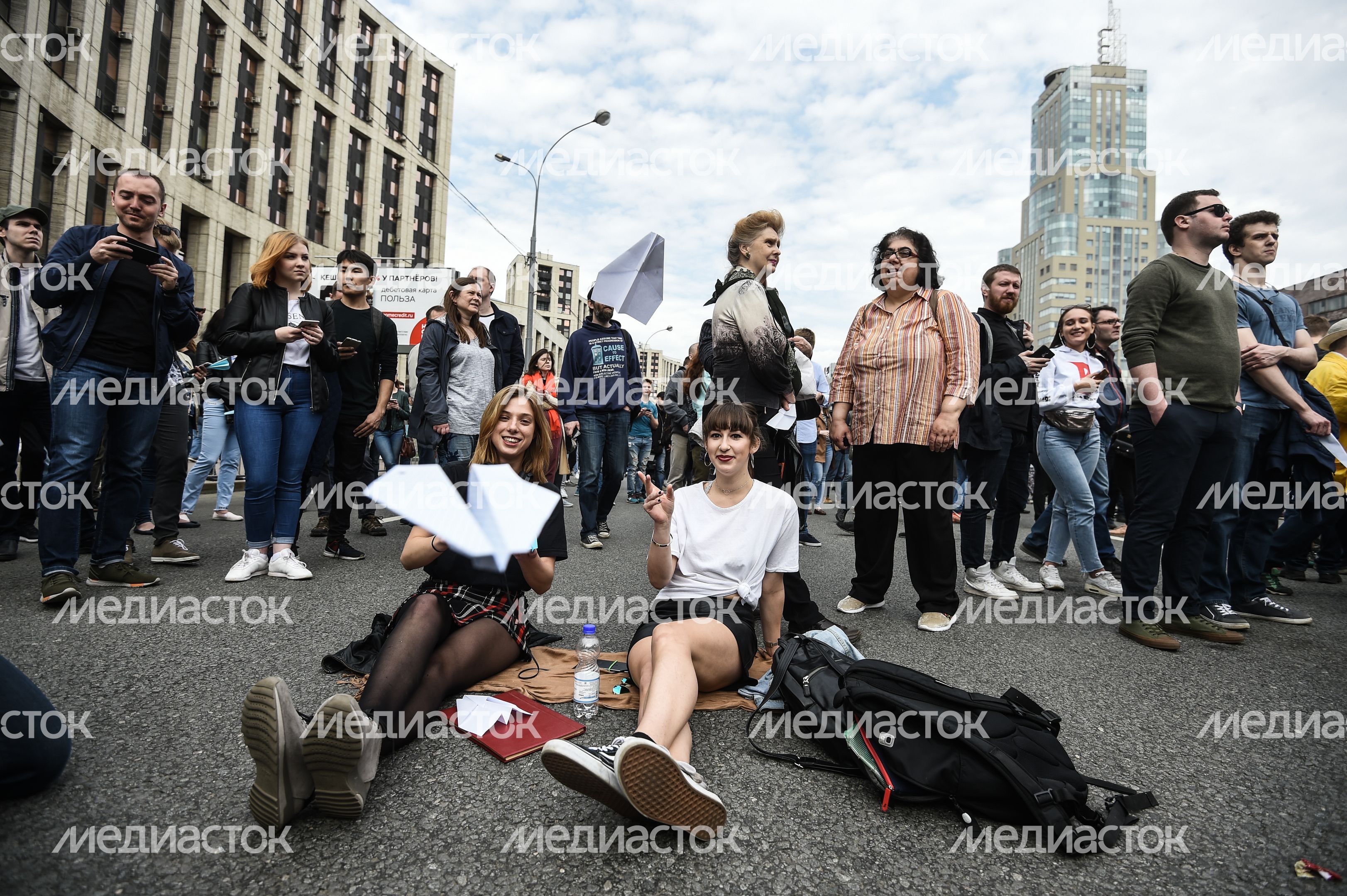 Митинг против блокировки Telegram в Москве Митинг против блокировки Telegram в Москве