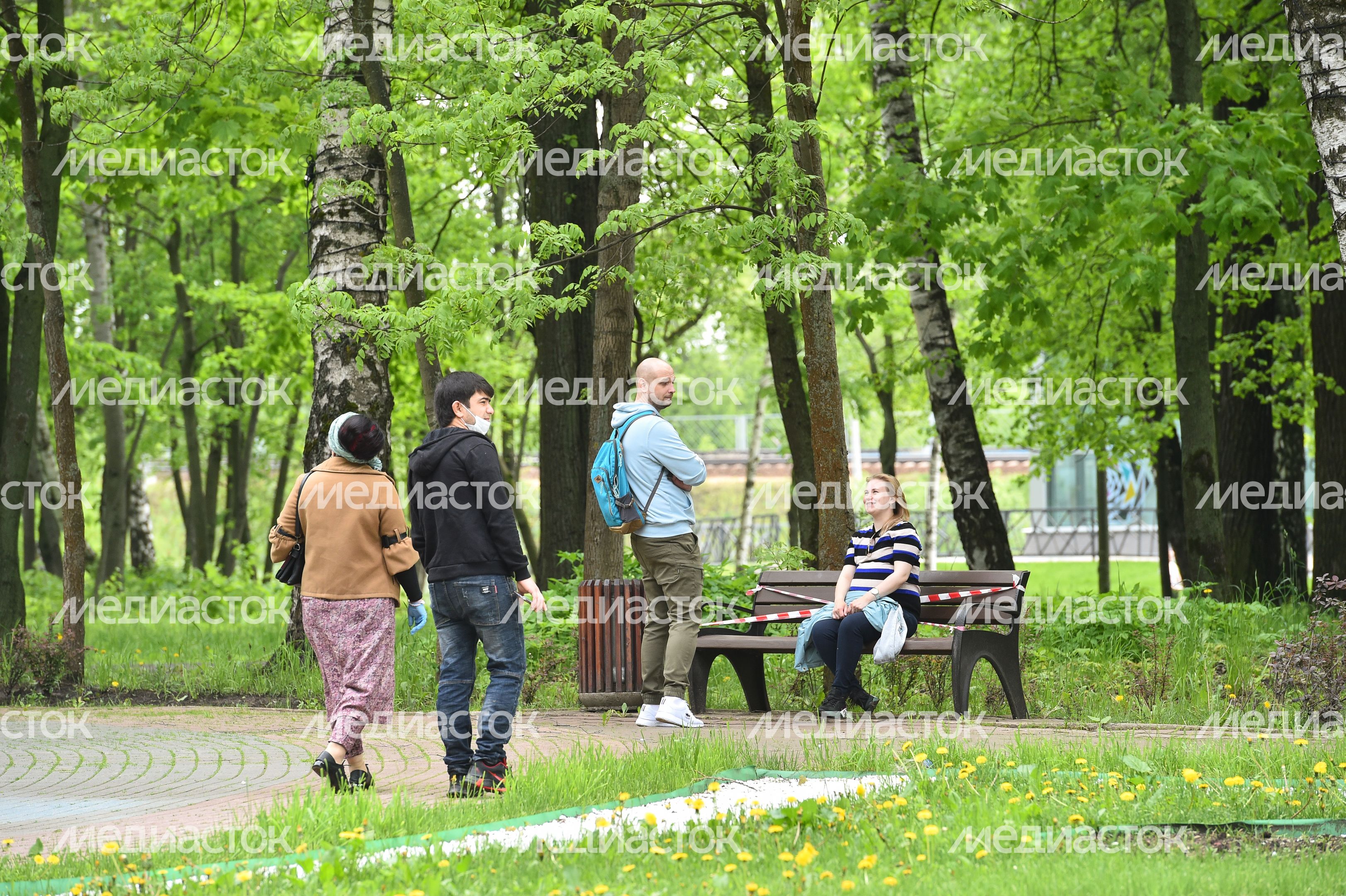 Открытие парков в Подмосковье