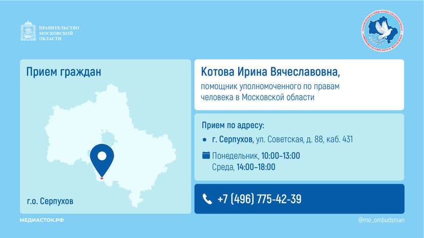 Прием граждан Котова горизонталь