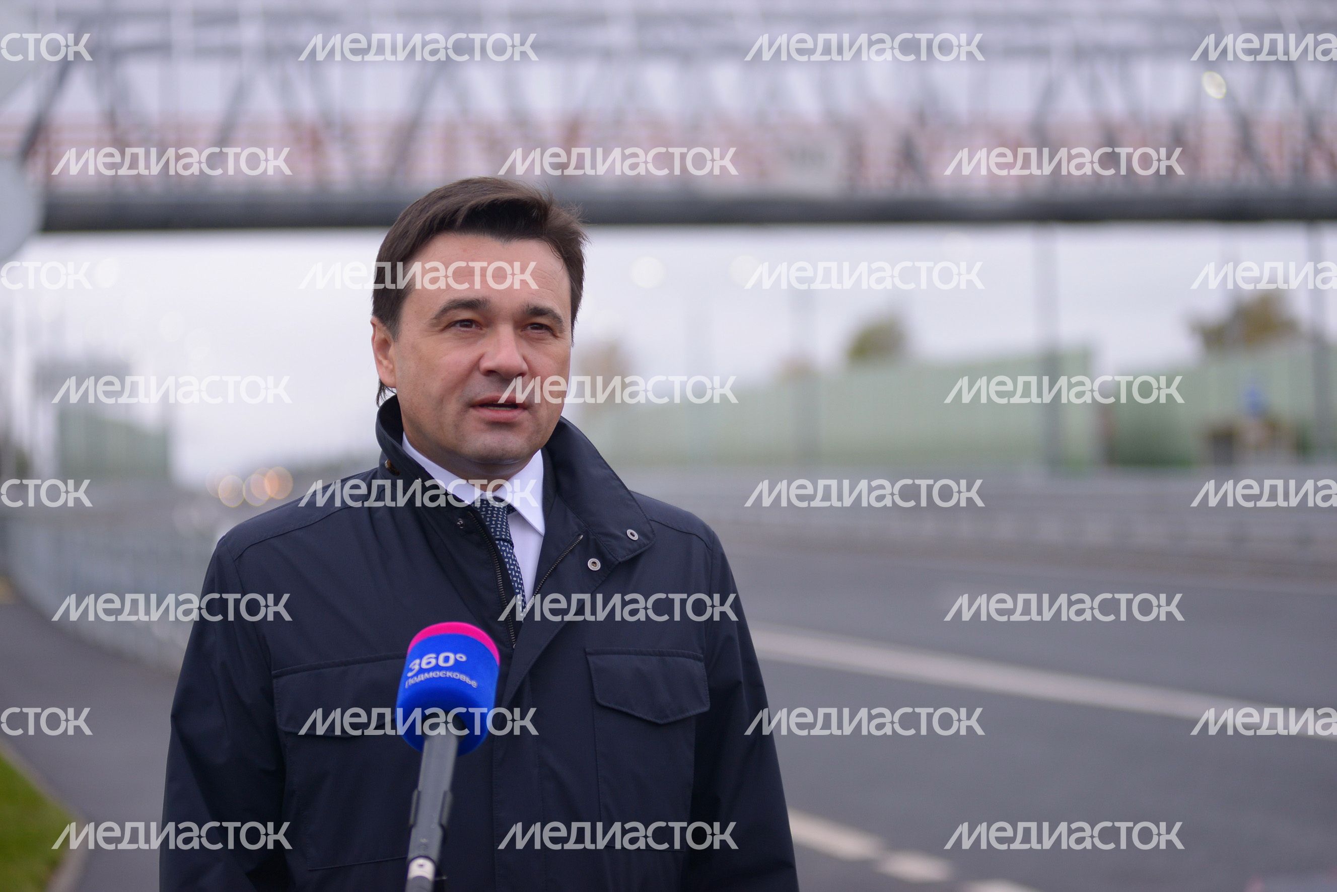 Открытие движения по путепроводу в Одинцовском районе