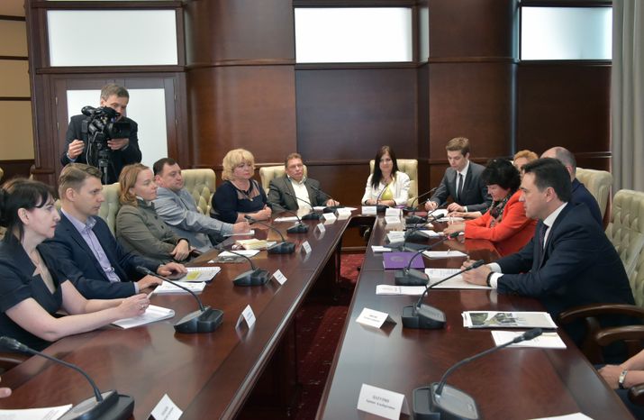 А. Воробьев провел встречу с предпринимателями социального бизнеса