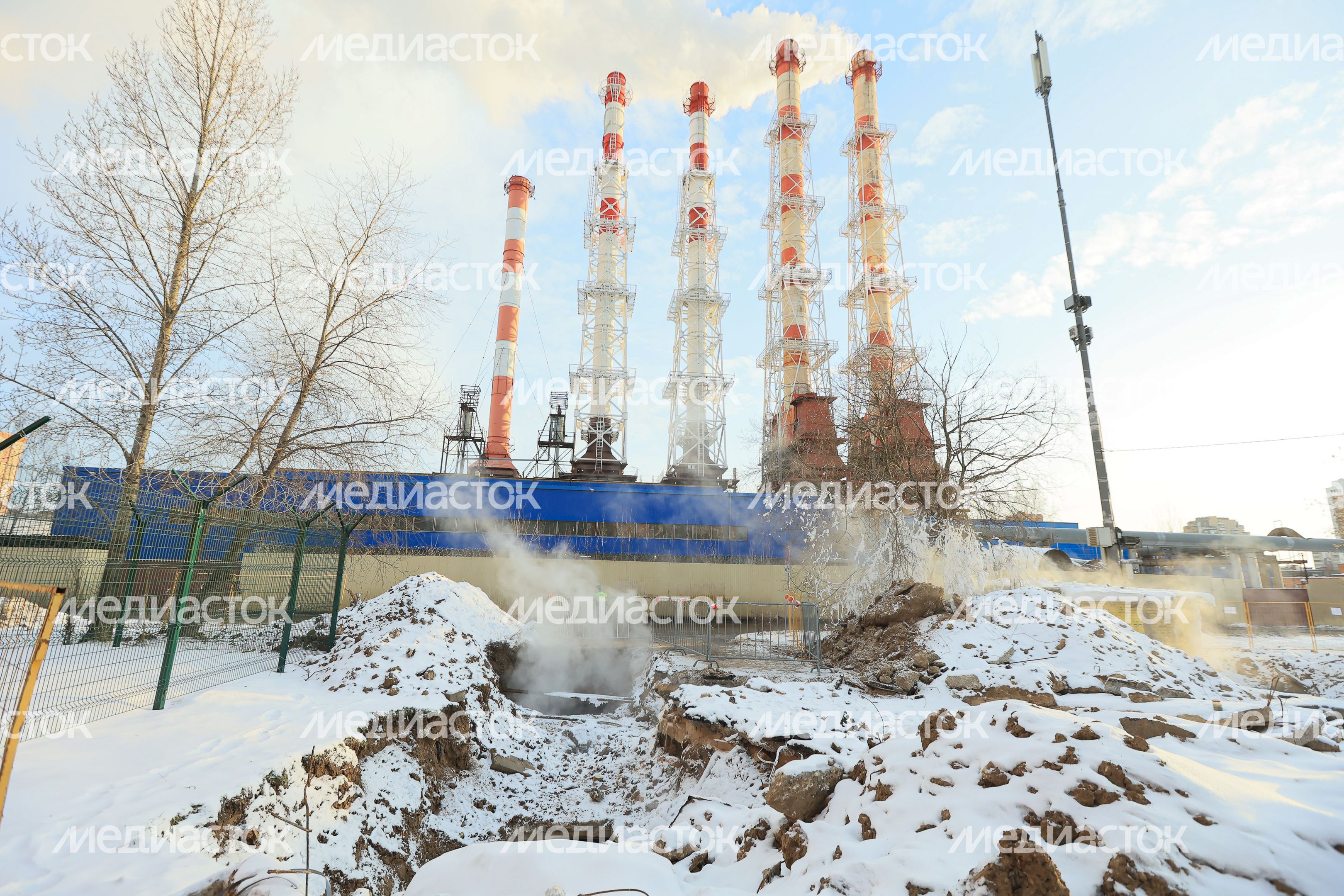 Посещение губернатором Подмосковья мкр. Новые Химки