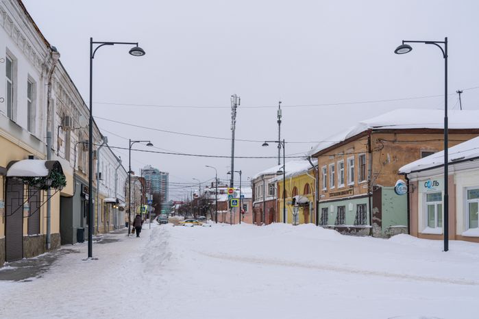 Серпухов. Виды города. Зима
