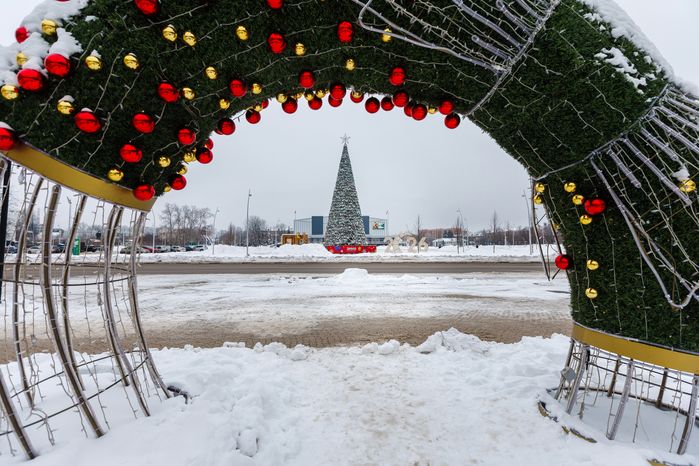 Электросталь. Зимние виды города