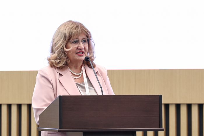 Нисо Одинаева поприветствовала участников VI Cъезда детских врачей Московской области