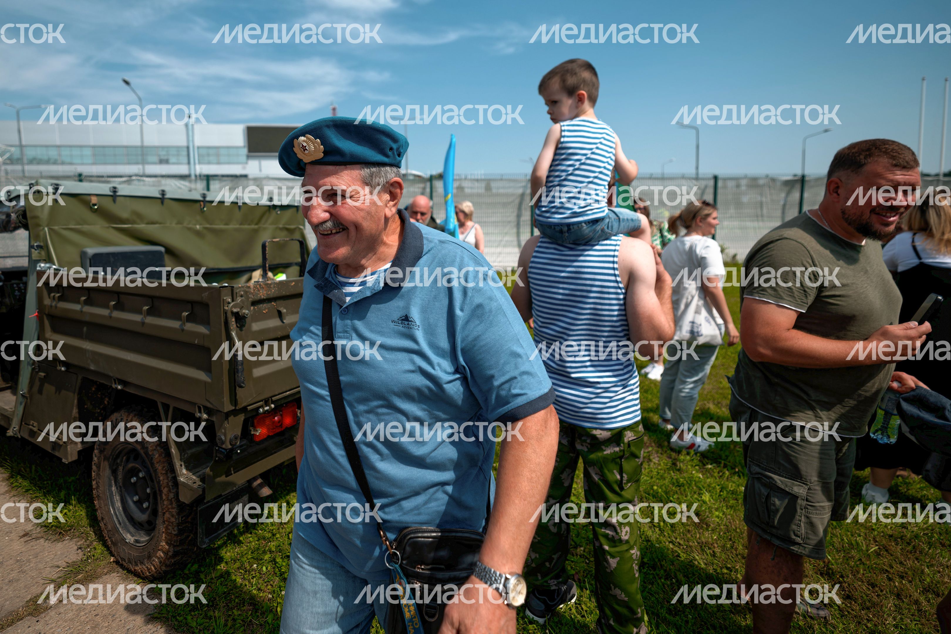 Тактическая реконструкция ко Дню ВДВ в парке "Патриот"