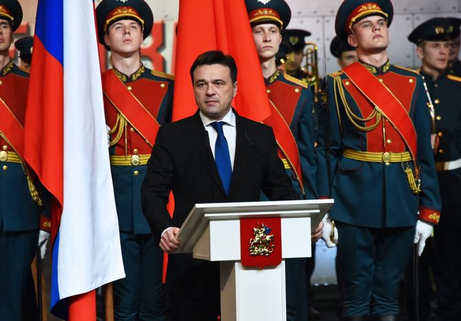 Церемония награждения в честь Дня защитника Отечества в Подмосковье
