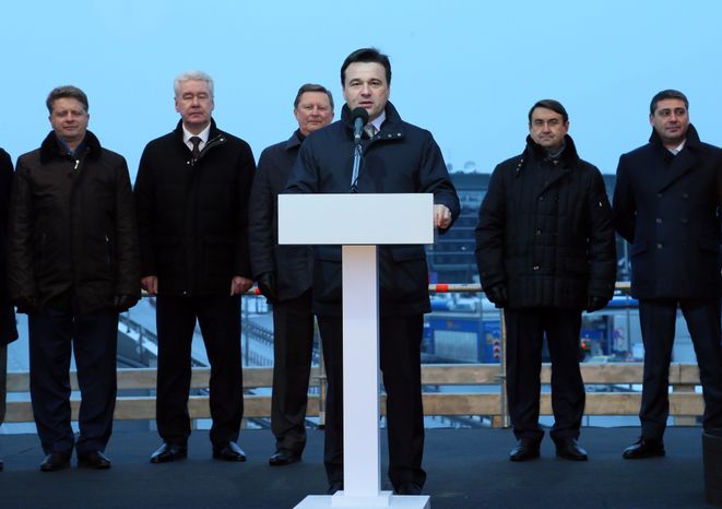 Открытие отрезка трассы М-11 Москва - Санкт-Петербург в Химках