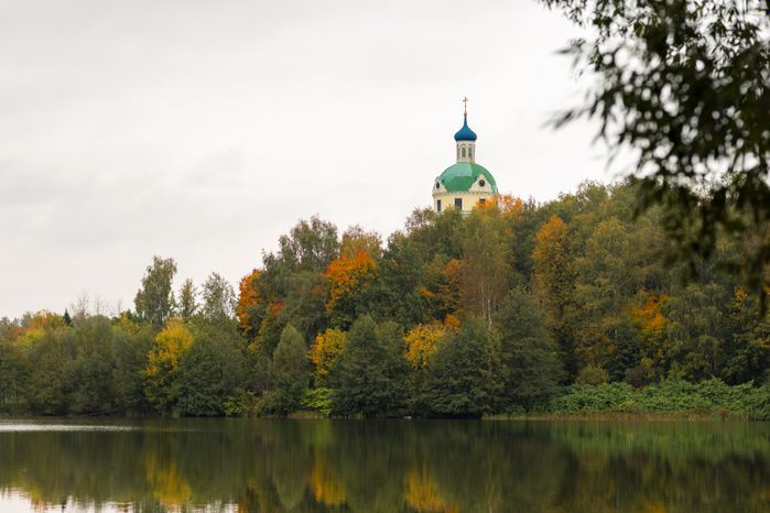 Осень в усадьбе Гребнево округа Щелково