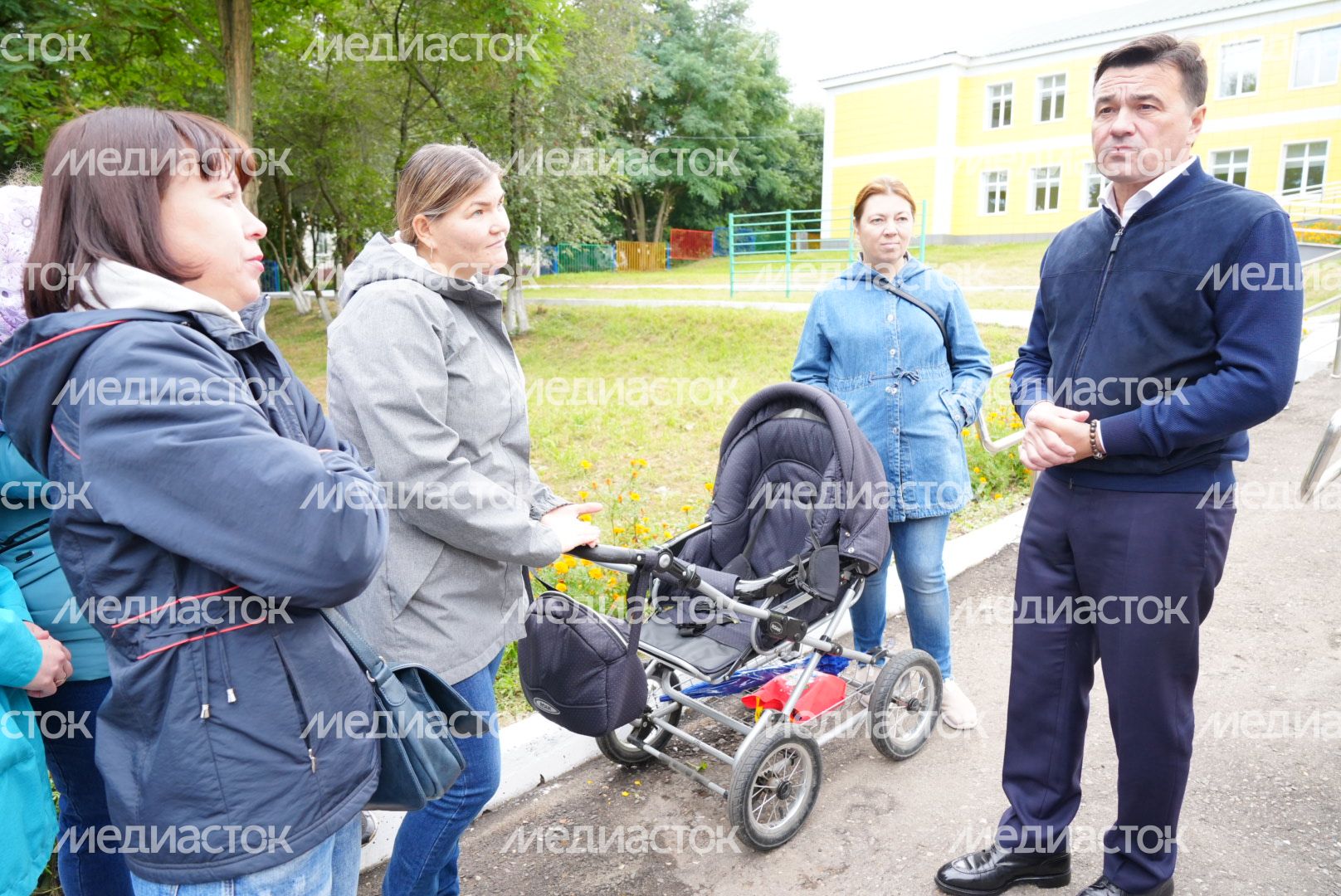 Проверка работы школы №3 в Кашире Губернатором Подмосковья