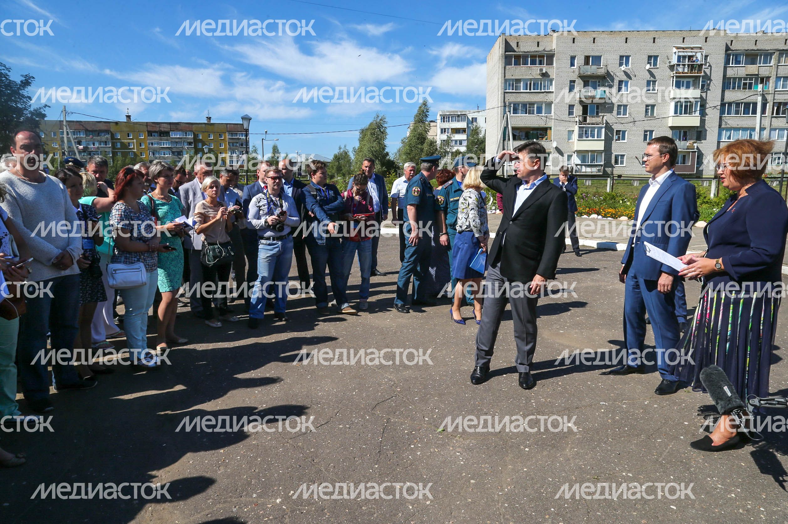 Андрей Воробьев с рабочим визитом в Рузском районе 27 августа