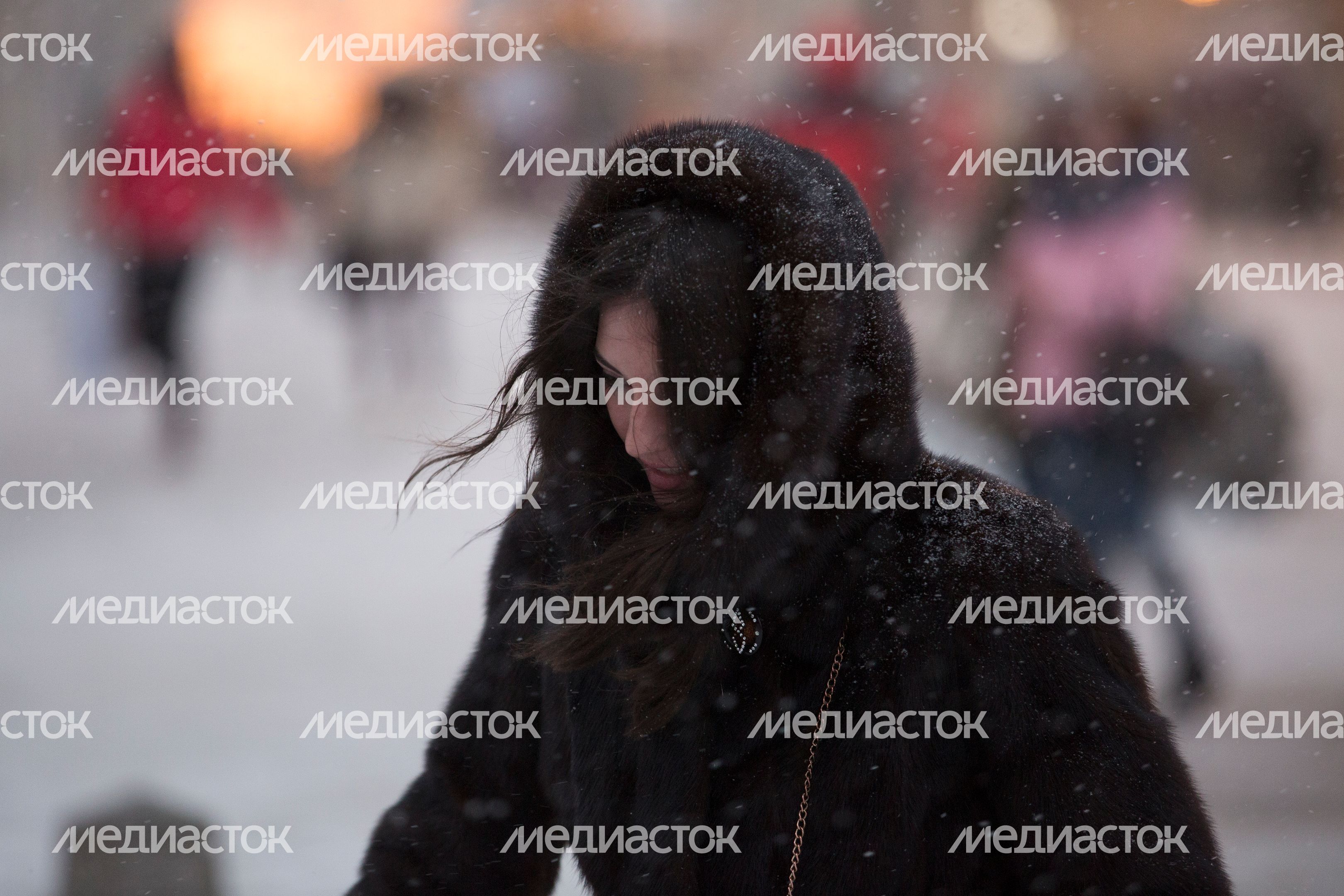 Снегопад в Москве
