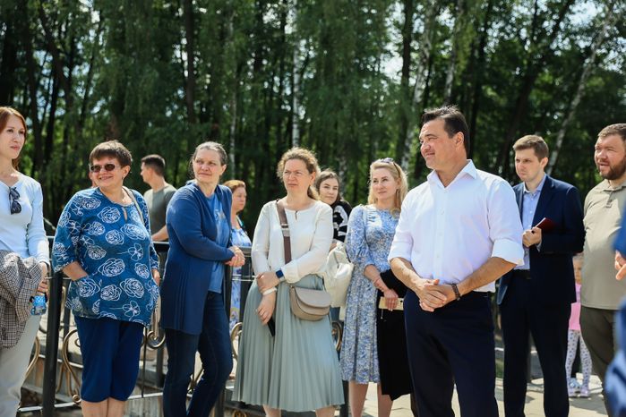Проверка хода работ по очистке Малаховского озера Губернатором Подмосковья