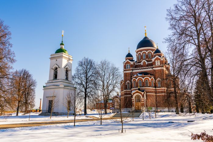 Спасо-Бородинский женский монастырь в деревне Семеновское Можайского округа
