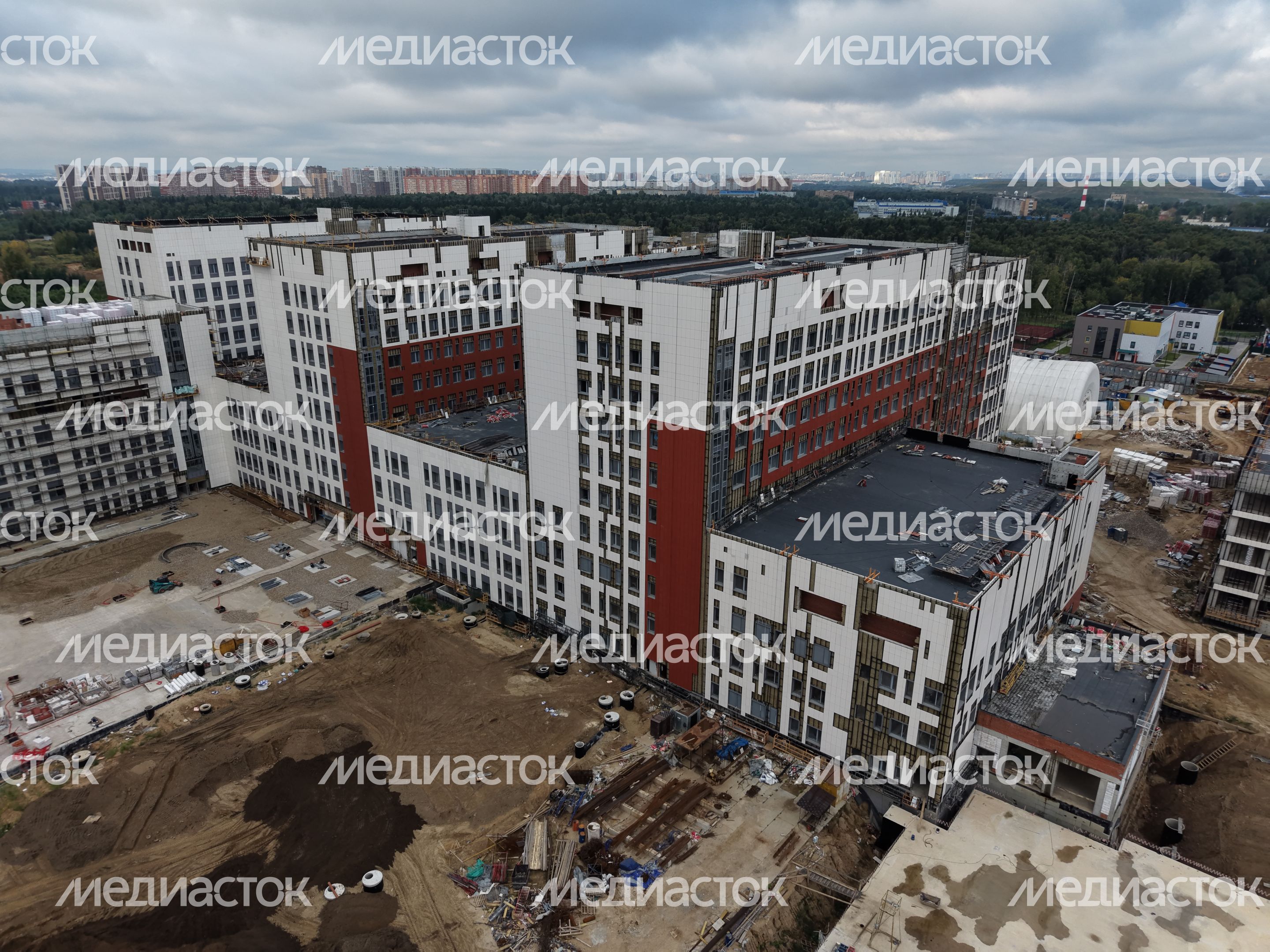 Строительство многопрофильной больницы в микрорайоне Ольгино города Балашиха Строительство многопрофильной больницы в микрорайоне Ольгино города Балашиха