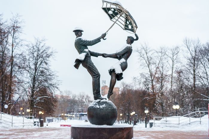 Люберцы. Центральный парк. Зима