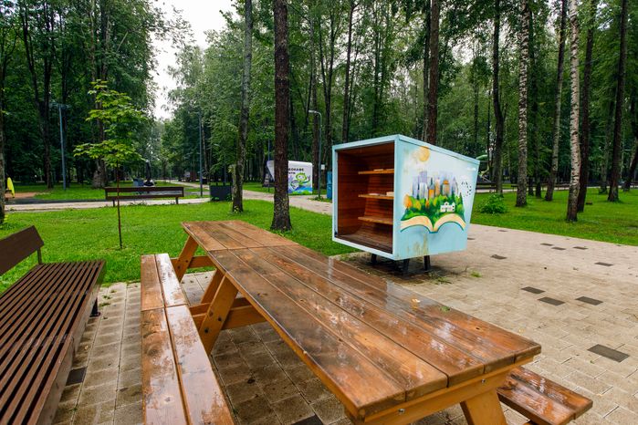 Библиотека в городском парке культуры и отдыха Солнечногорска