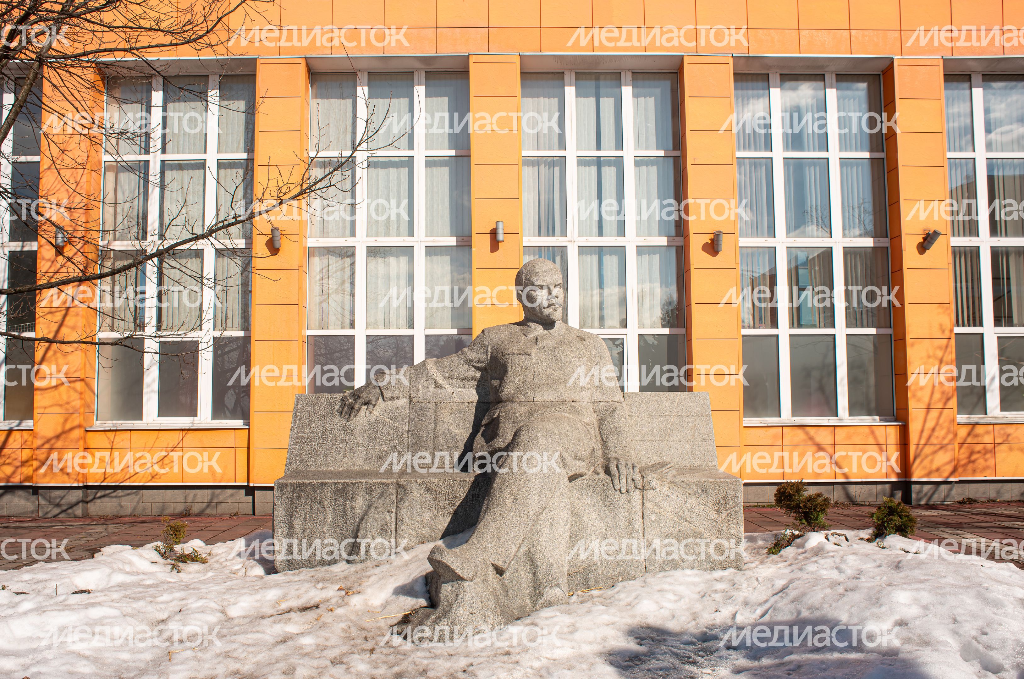 Зимние виды Совхоза имени Ленина