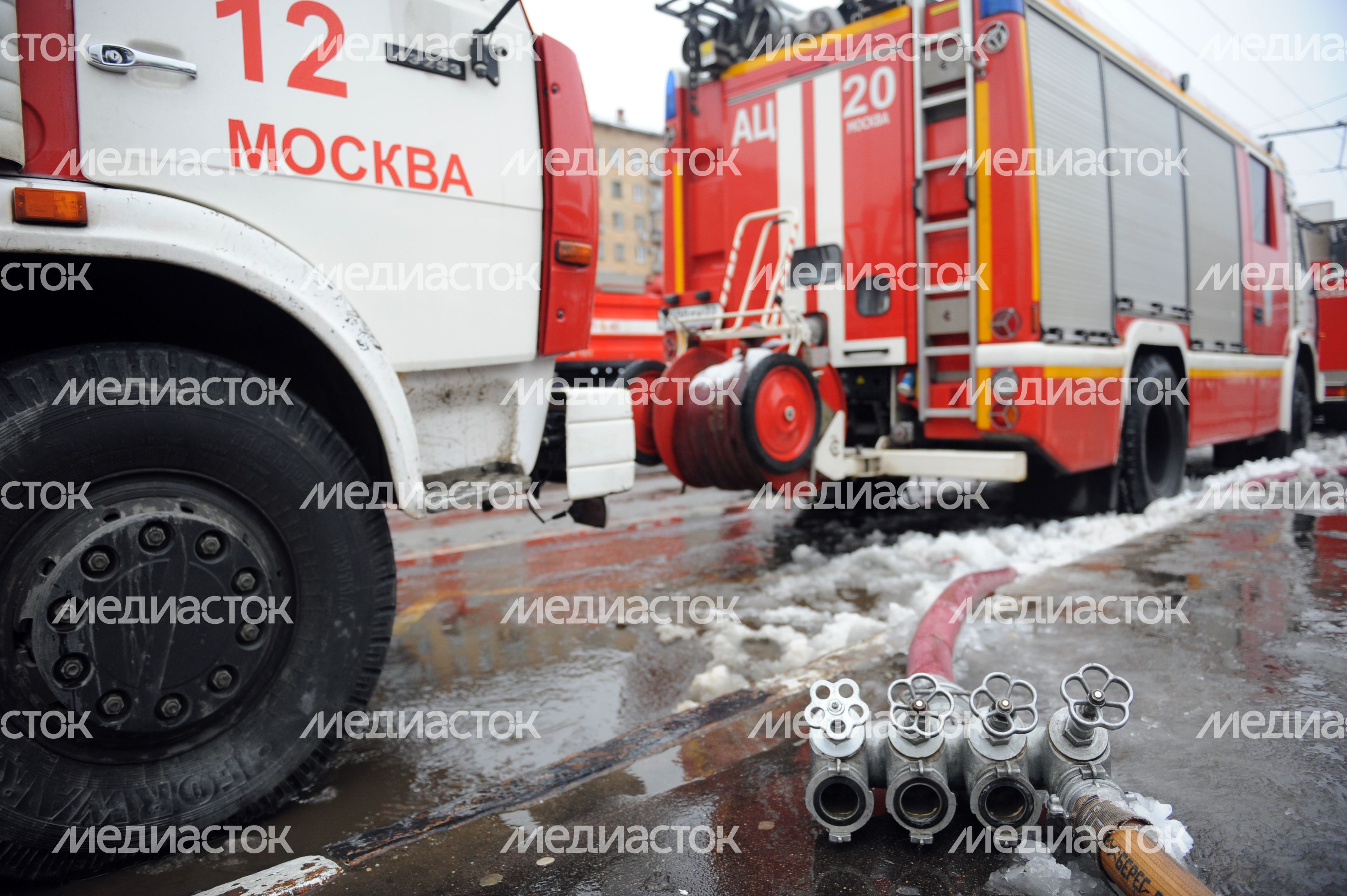 Пожар в библиотеке ИНИОН в Москве Пожар в библиотеке ИНИОН в Москве