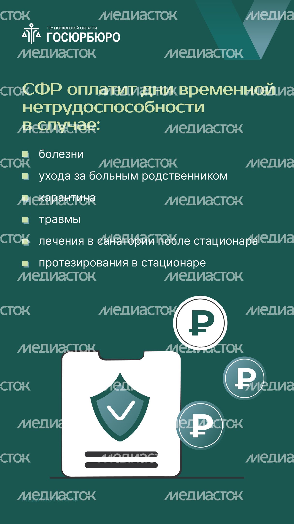 Оплата больничных самозанятым Вертикаль 03